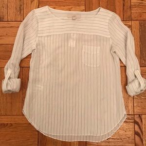 NWT Striped Ann Taylor Loft Shirt